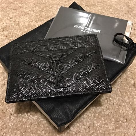 fake ysl mens wallet|ysl card holder for men.